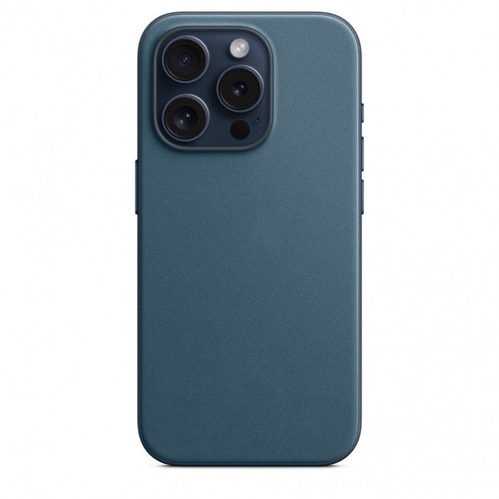 Чехол FineWoven Case MagSafe для iPhone 15 Pro Max Pacific Blue