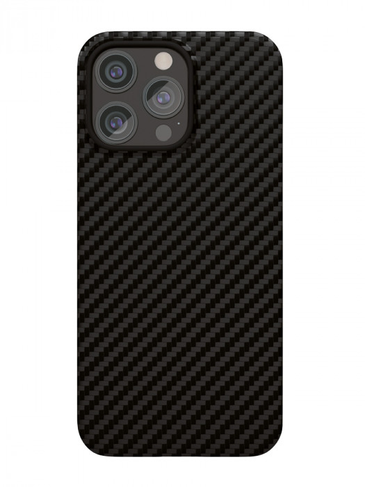 Чехол защитный VLP Kevlar Case с MagSafe для iPhone 15 Pro Max черный