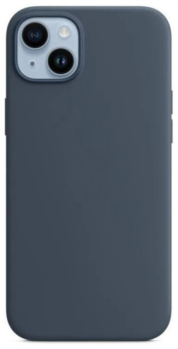 Чехол Silicone Case with Magsafe для iPhone 14 Plus Темно Синий (Storm blue)