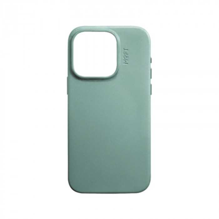 Чехол из веганской кожи с поддержкой MagSafe MOFT Snap Case MOVAS для iPhone 15 Pro Морская пена (Sea foam)