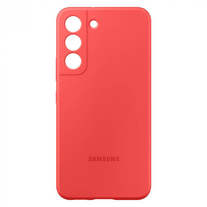 Чехол Silicone Cover для Samsung Galaxy S22 Розовый