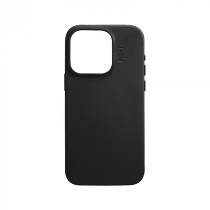 Чехол из веганской кожи с поддержкой MagSafe MOFT Snap Case MOVAS для iPhone 15 Pro Max Черный янтарь (Black Amber)