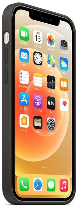 Чехол Silicone Case для iPhone 12/12 Pro Черный (Black)