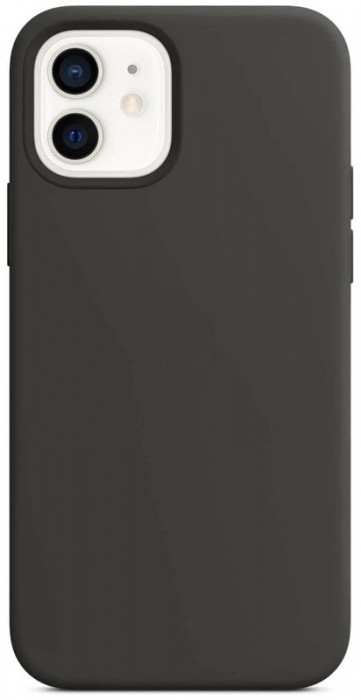 Чехол Silicone Case для iPhone 12/12 Pro Черный (Black)