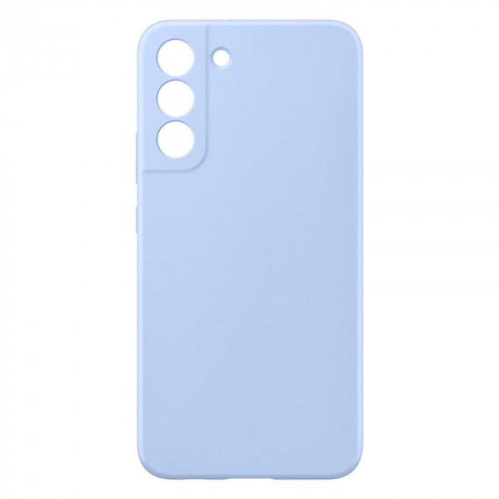 Чехол Silicone Cover для Samsung Galaxy S22+ Синий