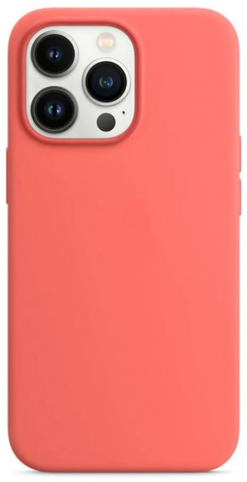 Чехол Silicone Case with Magsafe + IC для iPhone 13 Pro Max Pink Коралловый (Pomelo)
