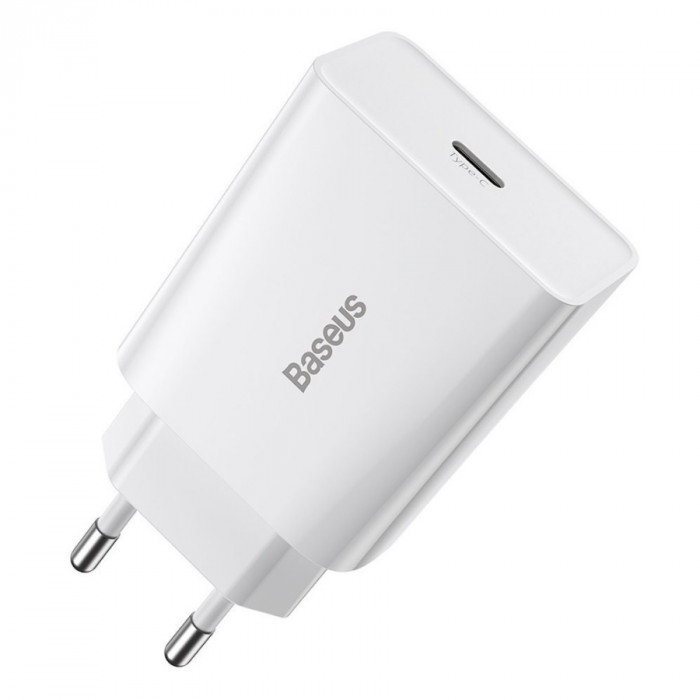 Зарядное устройство Baseus Speed Mini Charger USB-C 20W Белый (CCFS-SN02)