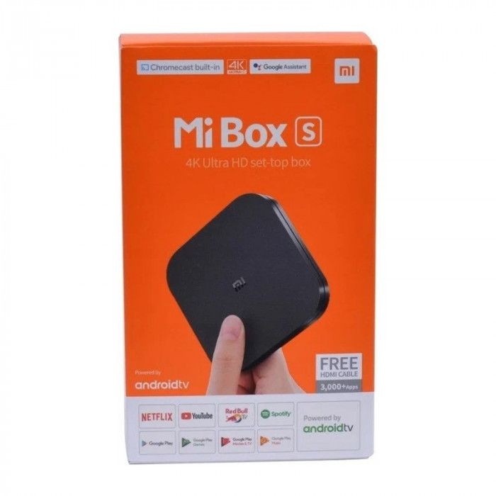TВ-приставка Xiaomi Mi Box S 4K Черный