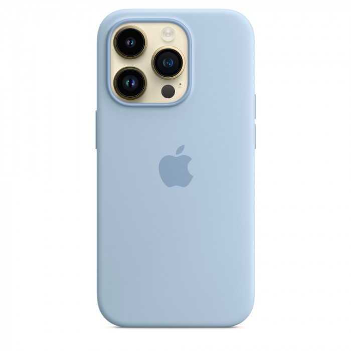 Чехол Silicone Case MagSafe для iPhone 14 Pro Max Sky