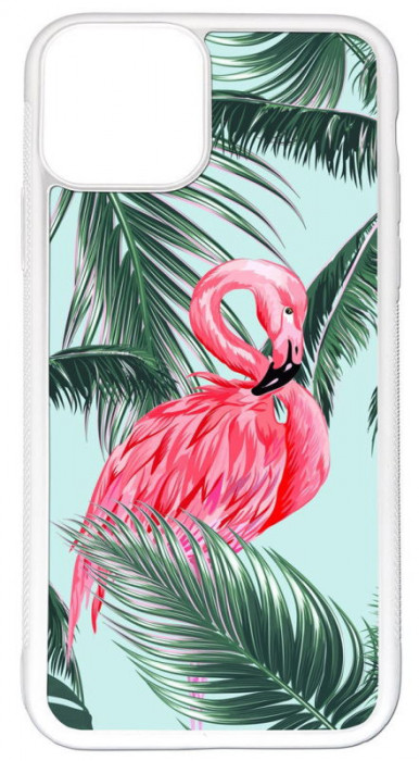 Чехол силиконовый для iPhone 11 Pro Фламинго
