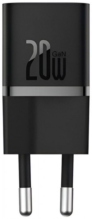 Зарядное устройство Baseus GaN5 Fast Charger(mini) 1C 20W EU (CCGN050101) Черное