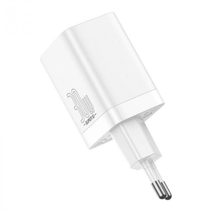 Зарядное устройство Baseus Super Si Pro Type-C to USB 30W Белый (CCSUPP-E02)