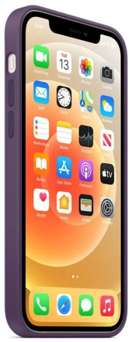 Чехол Silicone Case для iPhone 12/12 Pro Фиолетовый (Amethyst)