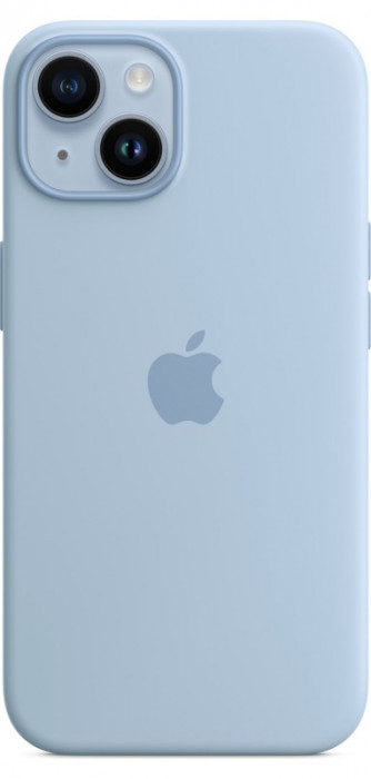 Чехол Silicone Case MagSafe для iPhone 14 Sky