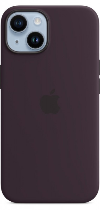Чехол Silicone Case MagSafe для iPhone 14 Elderberry