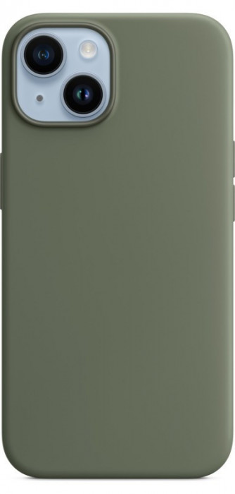 Чехол Silicone Case MagSafe для iPhone 14 Olive