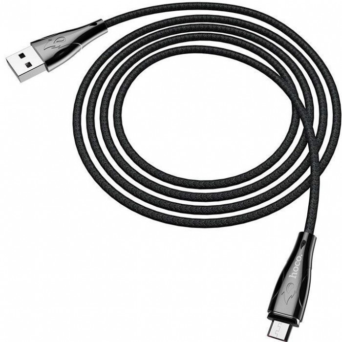 Кабель Hoco Blaze USB - MicroUSB (U75) 1.2 м Черный