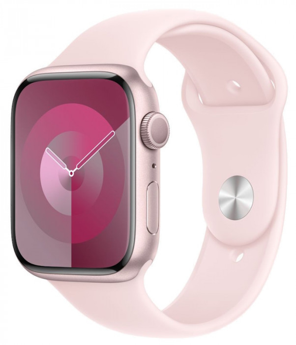 Умные часы Apple Watch Series 9 45mm GPS Aluminum Case with Sport Band Pink