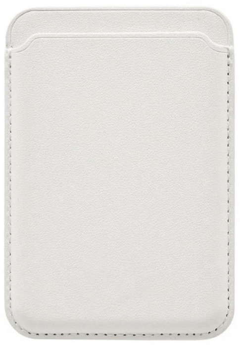 Чехол Leather Wallet MagSafe для iPhone Белый