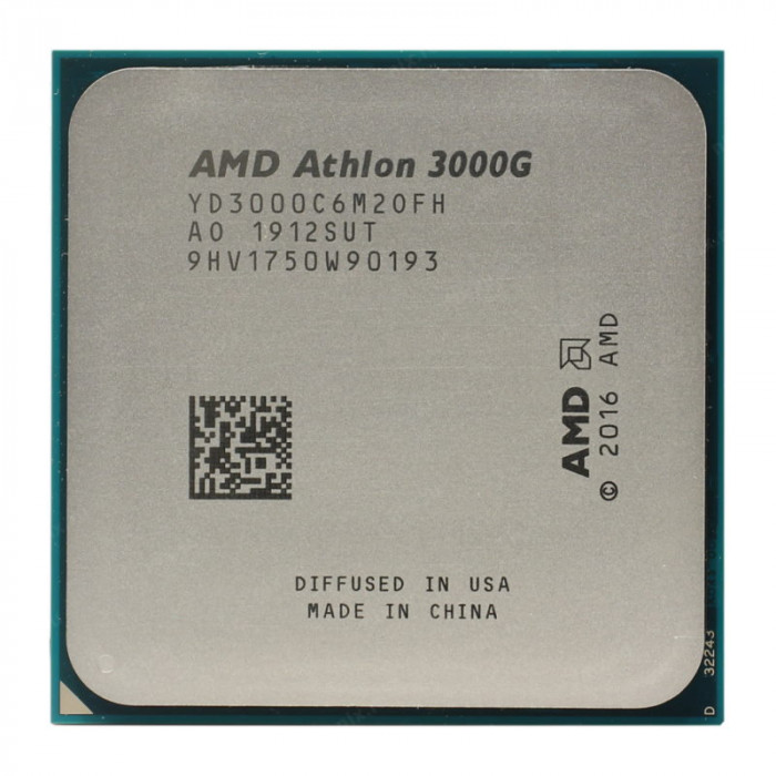 Процессор AMD Athlon 3000G, AM4, OEM (YD3000C6M2OFH)