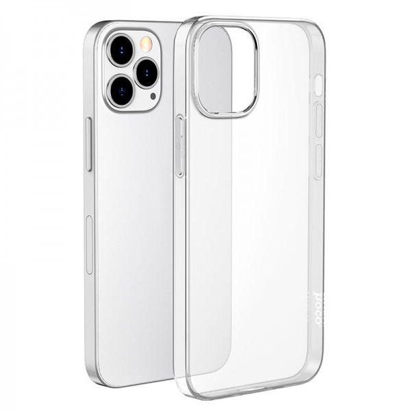 Чехол-накладка силиконовая прозрачная HOCO для iPhone 12/12 Pro