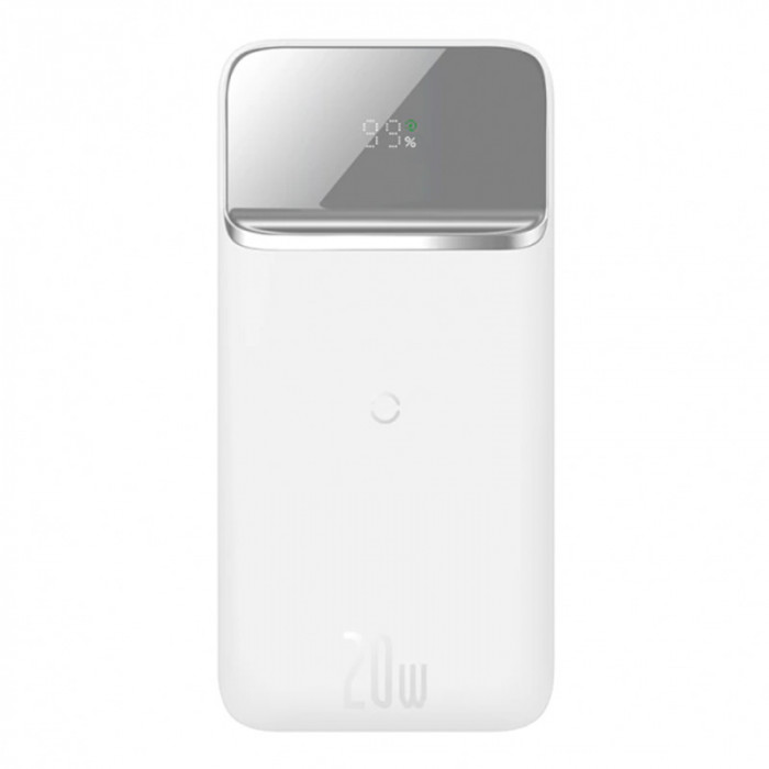 Внешний аккумулятор Baseus Magnetic Wireless Quick 10000 mAh Белый (PPCX010102)