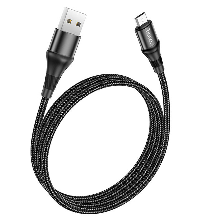 Кабель USB HOCO X50 Excellent, USB - Type-C, 2.4А, 1 м, черный