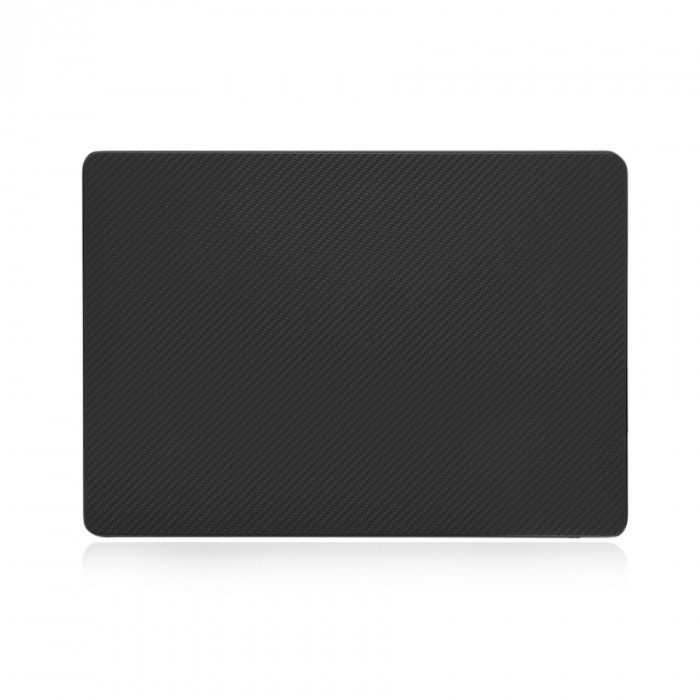 Чехол-накладка Gurdini для Macbook Air 13.6" 2022 Пластик под карбон Черный