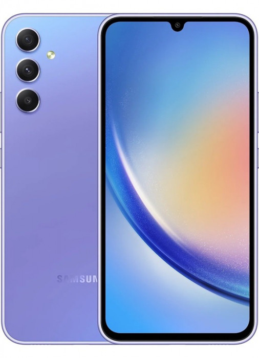 Смартфон Samsung Galaxy A34 5G 6/128GB Фиолетовый (Awesome Violet)