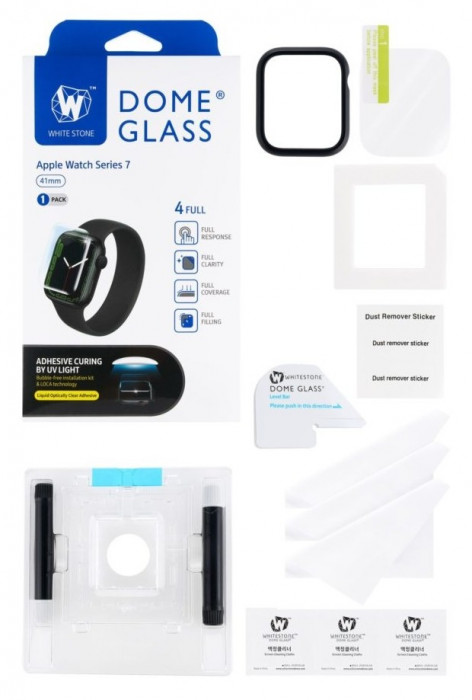Защитное стекло Whitestone Dome glass для Watch Apple 7/8/9 41mm