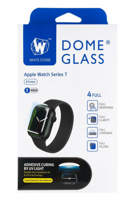 Защитное стекло Whitestone Dome glass для Watch Apple 7/8/9 41mm