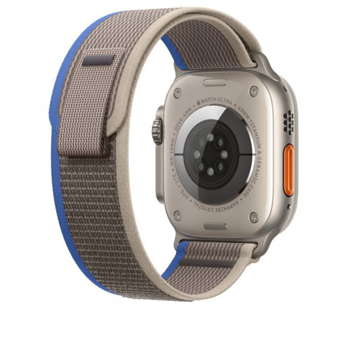 Ремешок Trail Loop для Apple Watch 38/40/41mm Синий/Серый (Blue/Gray)