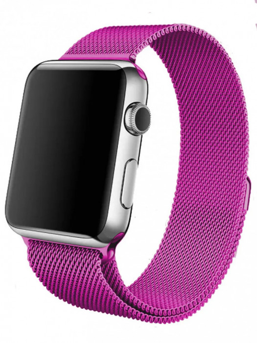 Ремешок Milanese Loop для Apple Watch 42/44/45/49мм Фиолетовый