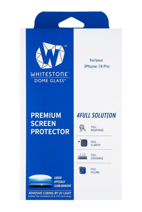 Защитное стекло Whitestone Dome glass для iPhone 14 Pro