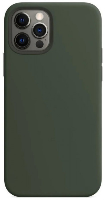 Чехол Silicone Case with Magsafe для iPhone 12/12 Pro Зеленый (Cyprus Green)