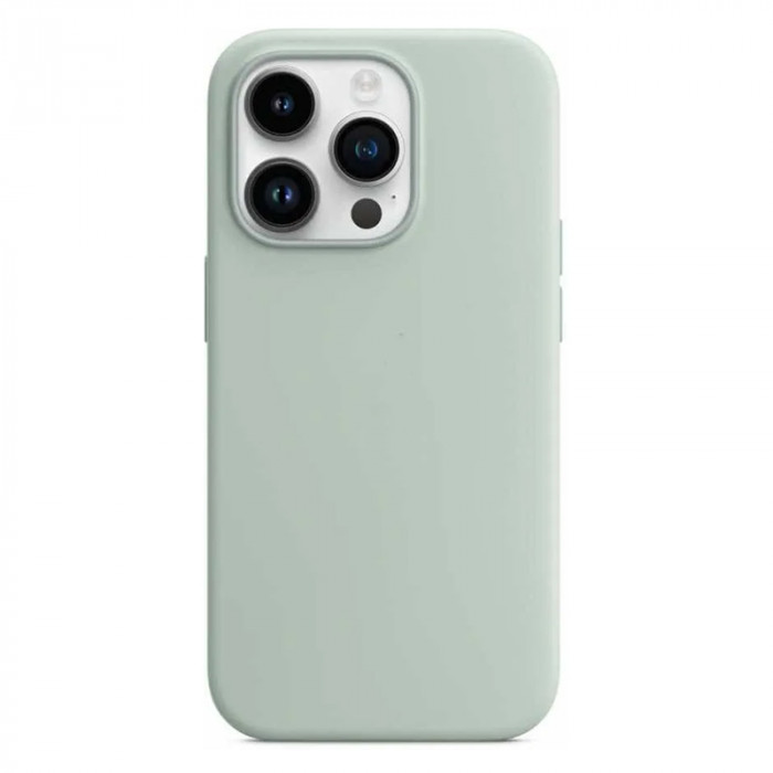 Чехол Silicone Case MagSafe для iPhone 14 Pro Мятный
