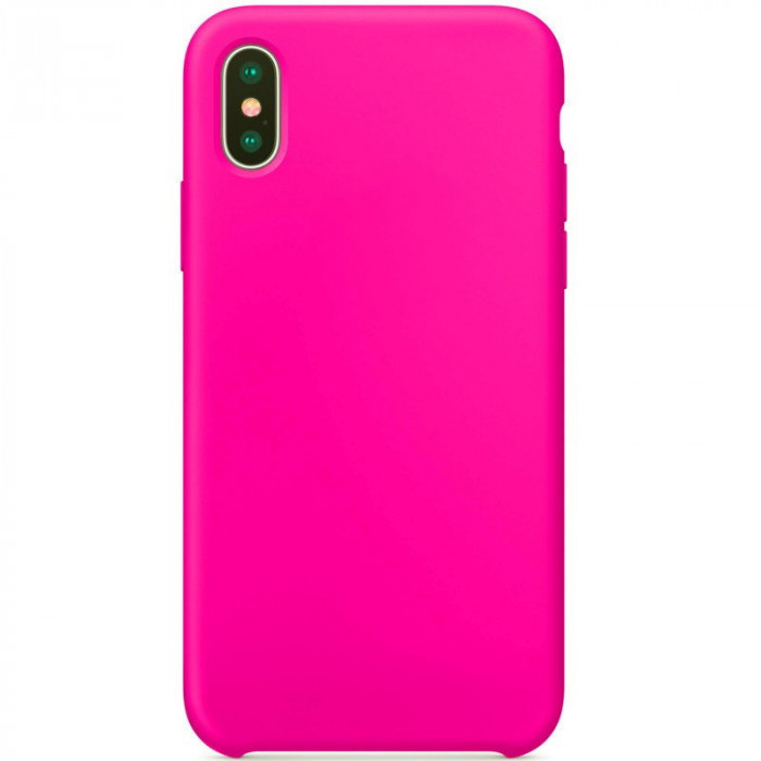 Чехол силиконовый для iPhone X Розовый