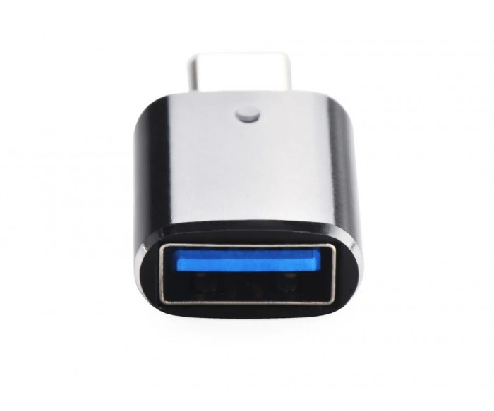 Переходник iNeez (OTG) Type-C to USB 3.0 converter + Flash для Macbook Черный (Black)