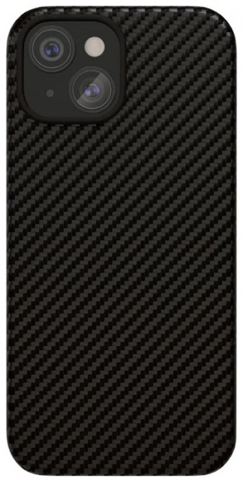 Чехол защитный VLP Kevlar Case с MagSafe для iPhone 15 черный