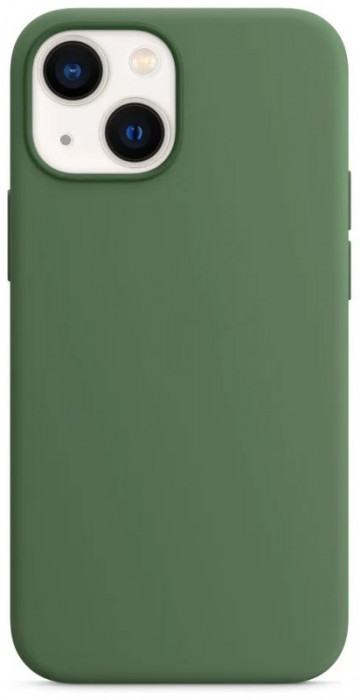 Чехол Silicone Case with Magsafe + IC для iPhone 13 Темно-зеленый (Clover)