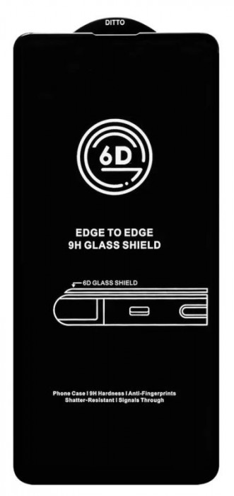 Защитное стекло 6D Capaalii Black для Samsung A72