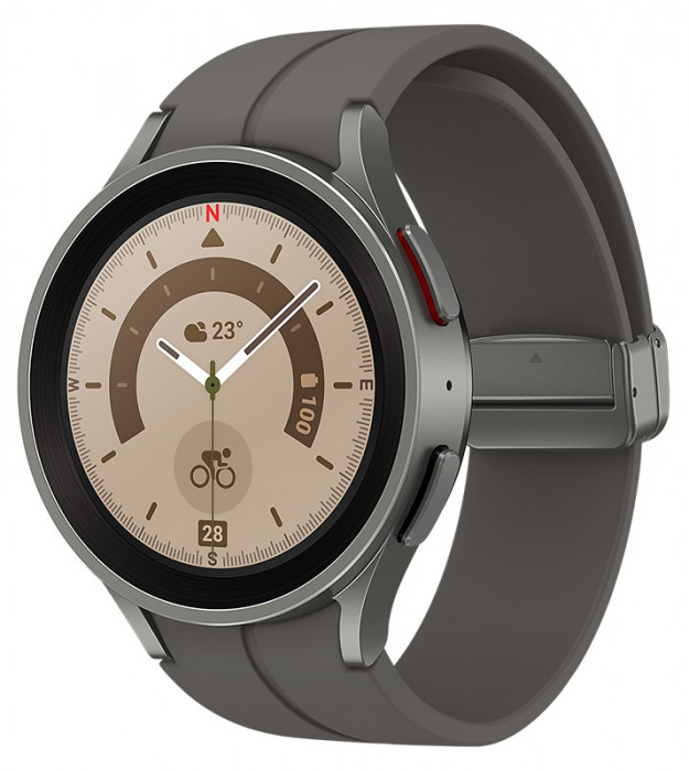 Умные часы Samsung Galaxy Watch5 Pro 45 mm Серый титан