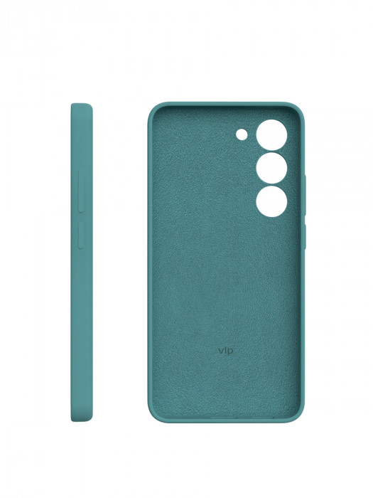 Чехол защитный "vlp" Silicone Case для Samsung Galaxy S23 темно-зеленый