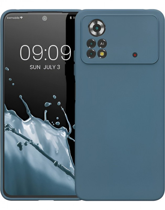Чехол Silicone Cover Poco X4 Pro 5G Синий