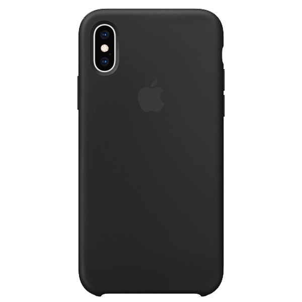 Чехол силиконовый для iPhone XS Max Черный