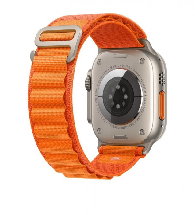 Ремешок Alpine Loop для Apple Watch 42/44/45/49mm Оранжевый (Orange)