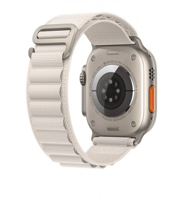 Ремешок Alpine Loop для Apple Watch 42/44/45/49mm Серебро (Starlight)