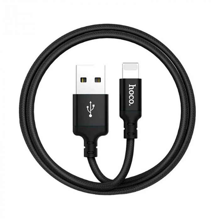 Кабель Hoco X14 USB Type C - Lightning 1м Черный